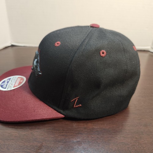 Arkansas Razorbacks Hat Cap Snap Back Black Red NCAA Football College Mens - Picture 3 of 8