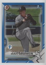 2021 Bowman Draft 1st Edition Blue Foil 91/150 Brooks Gosswein #BD-21 1d59