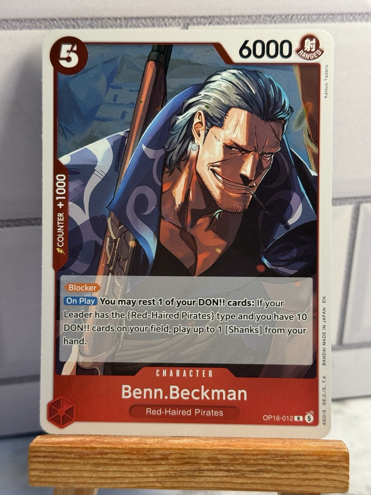 Benn.Beckman (Foil) OP16-012 (R) One Piece The Time of Battle (OP16)