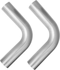 3 Inch Stainless Steel Exhaust Mandrel Bend 90 Degree Elbow Pipe Tube 2pcs