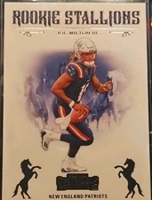 2024 Panini Contenders Rookie Stallions Joe Milton III #12 New England Patriots