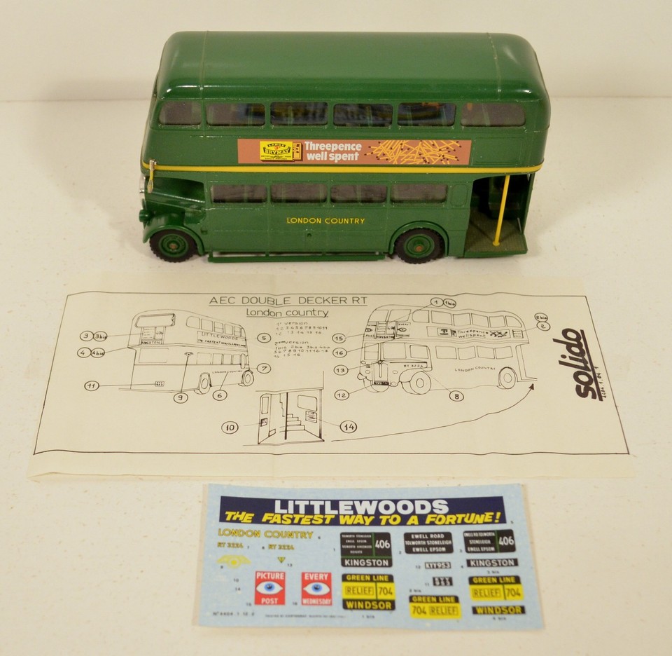 Solido N°4402 – Bus Londonien à Impériale Southern Vectis – Échelle 1/50 – Neuf En Boîte