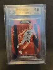 BGS 9.5 FAST BREAK RED /125 2017-18 Panini Prizm #247 Lauri Markkanen