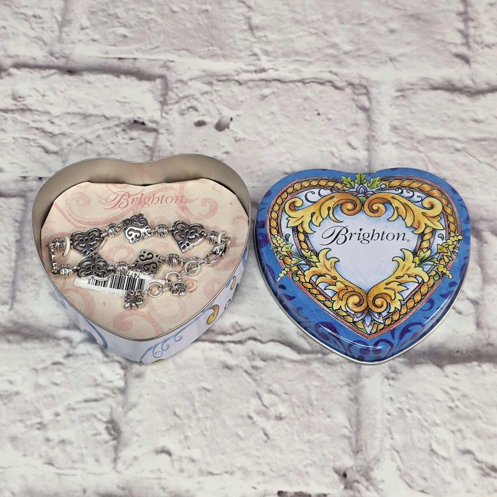 Brighton Western Connection Bracelet Geneva In Heart Tin Box Gift Retired NEW