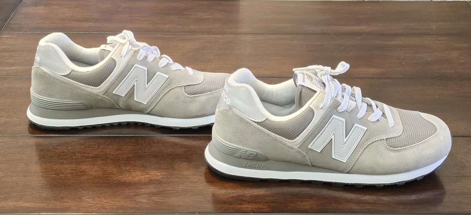 New Balance Men's 574 Classic Core Sneakers ML574EVG US Size 11 D NEW Gray