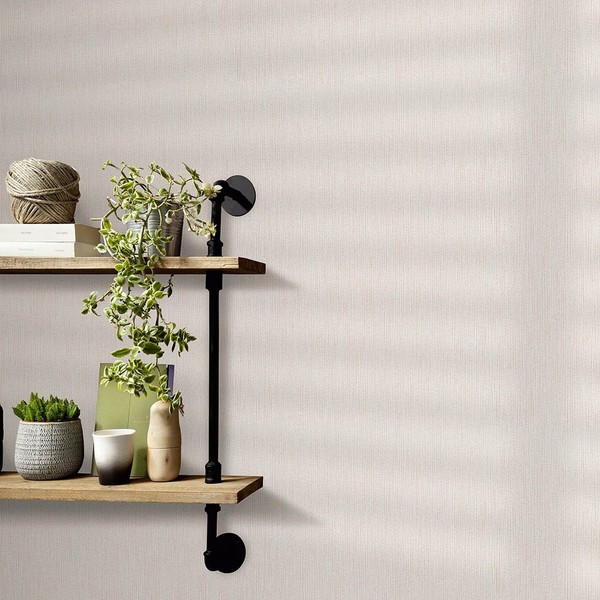 Guido Maria Kretschmer Vliestapete Uni Struktur Beige Glanz 10580-14 (2,80€/1Qm)-image