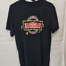 Nike The Nike Tee Dri-FIT Men's Black Graphic Logo T-Shirt M Crew Neck