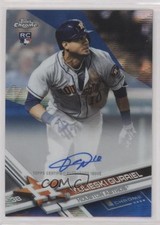 2017 Chrome Rookie Blue Wave Refractor 59/75 Yuli Gurriel Yulieski Auto 0xz8