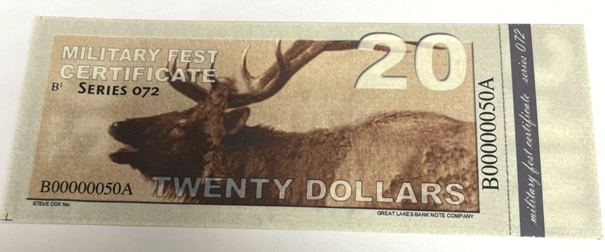 Uncirculated $20 US Military Payment Certificates for sale | eBay