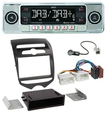 Dietz Bluetooth MP3 DAB USB Autoradio für Hyundai ix20 (ab 10) man. Klima