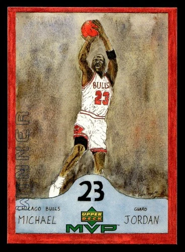 1999-00 UD MVP #W29 Michael Jordan Bulls Draw Your Own Trading Card Winner MINT