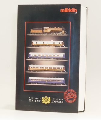 8108 Marklin Z-SCALE Orient Express Locomotive Train set, new in