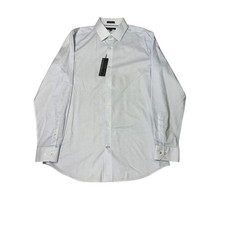 NWT Banana Republic Mens Standard Fit Non Iron 100 Cotton Dress Shirt Size L