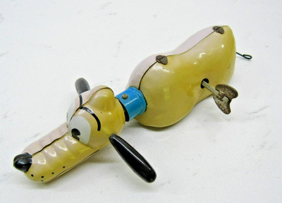 Disney Young Epoch Pluto Wind Up Toy (Working Condition) Fading