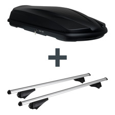 Dachbox LEVUP Cube 470 + Dachträger Menabo Tiger für BMW X5 Typ E70 Neuware