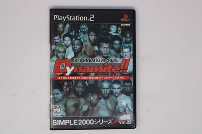 K-1 Premium 2005 Dynamite!! SIMPLE 2000 Series Vol.29 PS2 JPN (Region Locked)