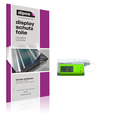 4x Schutzfolie klar für Dana Diabecare IIS Displayschutzfolie Folie Display