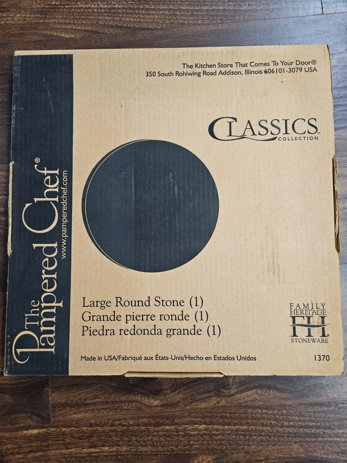 Pampered Chef 15” Large Round Baking Stone Pizza Stone New in box Unused 1370
Opens in a new window 