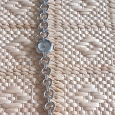 Fossil Women's Quartz Analog Wristwatch Silver Metal Bracelet Toggle Silver Dial