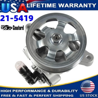 Power Steering Pump w/ Pulley For Acura RSX TSX Honda Accord CRV Element 2.4L US