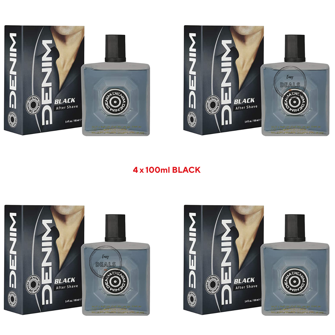 Black Denim After Shave Lotion 100Ml - Image 2