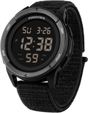 Digitaluhr Herren 50M Wasserdicht Militär Taktisch Outdoor Sport Nylonband