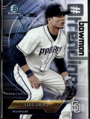2018 Bowman ##-LU Luis Urias  San Diego Padres