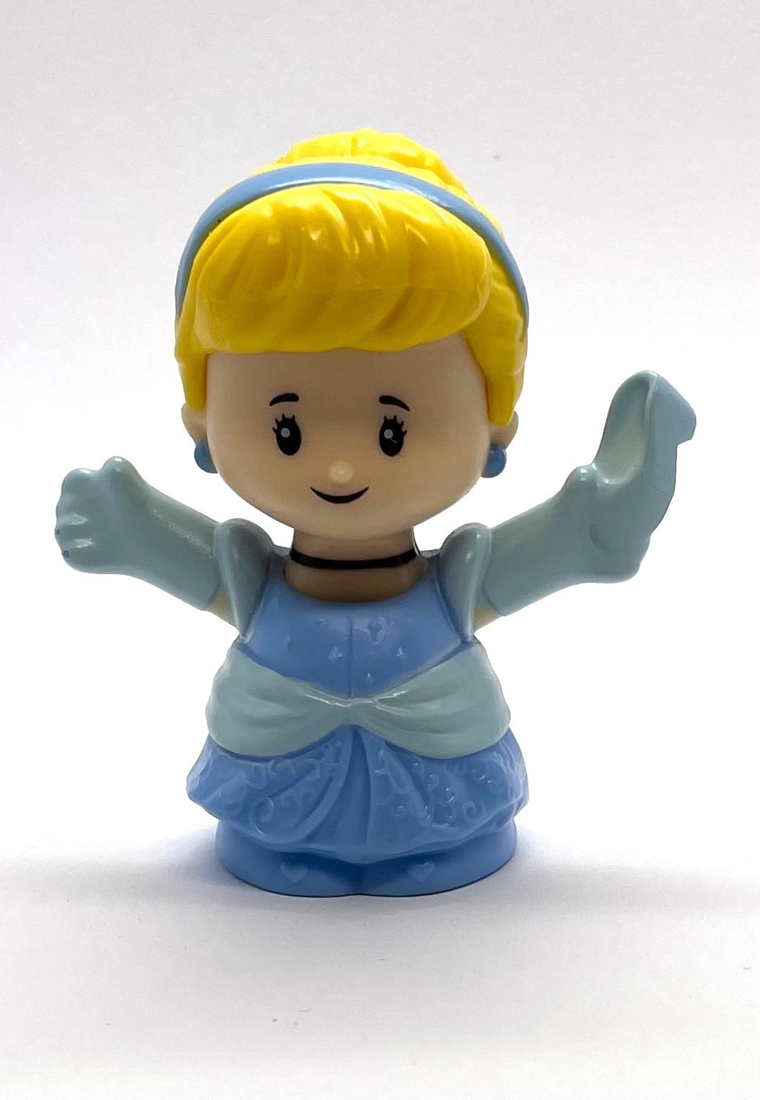 CINDERELLA & SLIPPER Fisher Price Little People Disney Princess Figure Loose NEW