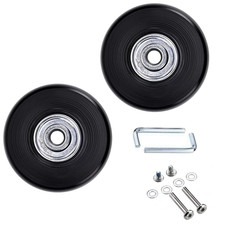 Coppia Ruote Di Ricambio per Trolley Ruote Sostitutive Valigia Bagagli Con Assi