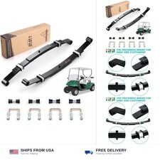 10L0L Golf Cart Heavy Duty 3 Leaf Spring Kit for EZGO TXT Medalist 1995-2013,...