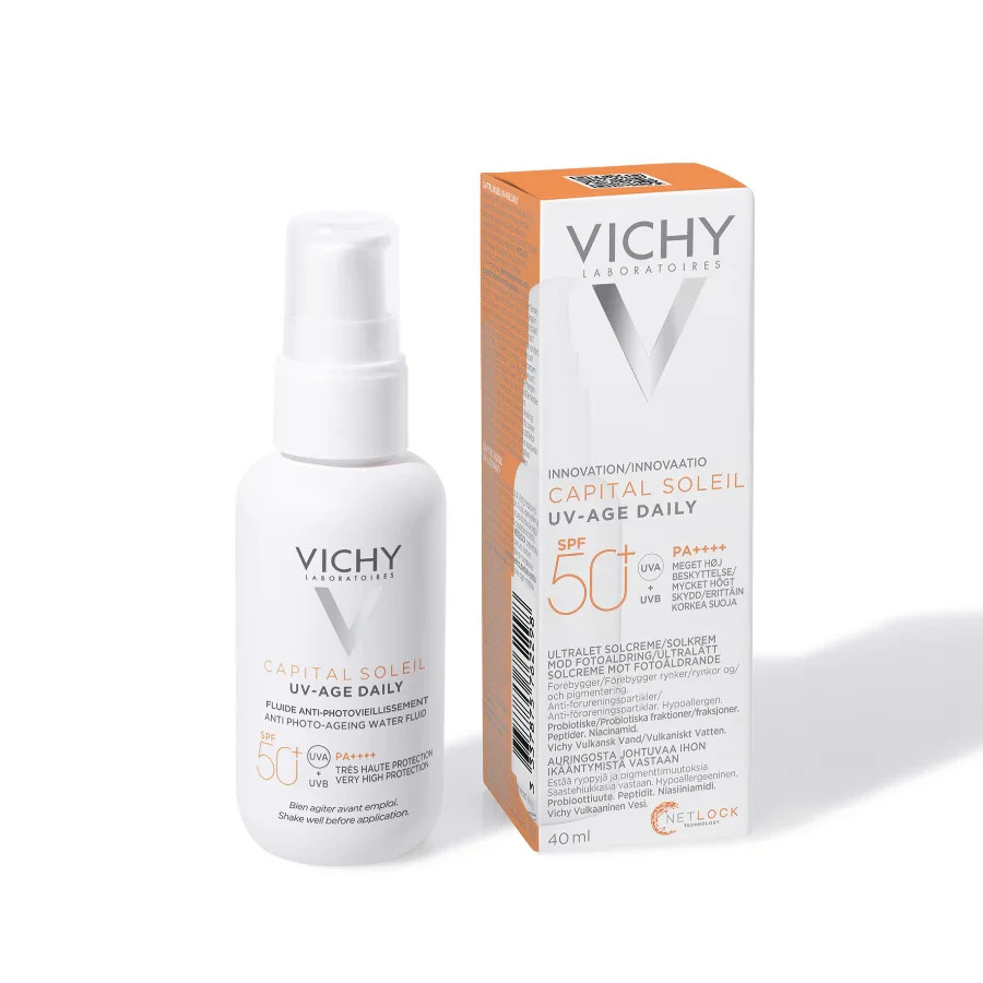 Vichy Dark Capital Soleil Uv Age Daily Spf50 - 40Ml | Dermatologist Tested | Niacinamide | Vitamin E | Glycerin | Reduce Spots - Image 13