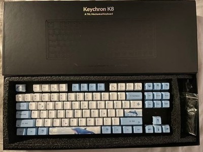 Keychron K8 Mechanical Keyboard US TKL Red Switch Wireless Tested