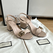 Gucci Marmont Sandaletten EU 37 Beige Leder R...