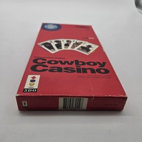 Cowboy Casino (3DO) Complete in Long Box CIB 3D0 W/ Reg Card & Protective Case