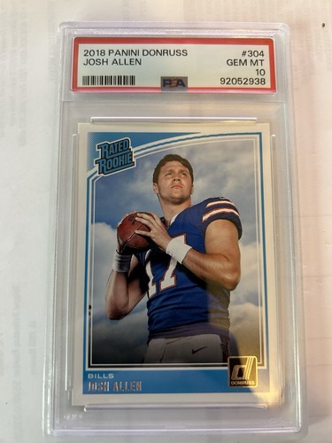 2018 Panini Donruss - Rated Rookie Josh Allen #304 (RC) PSA10!