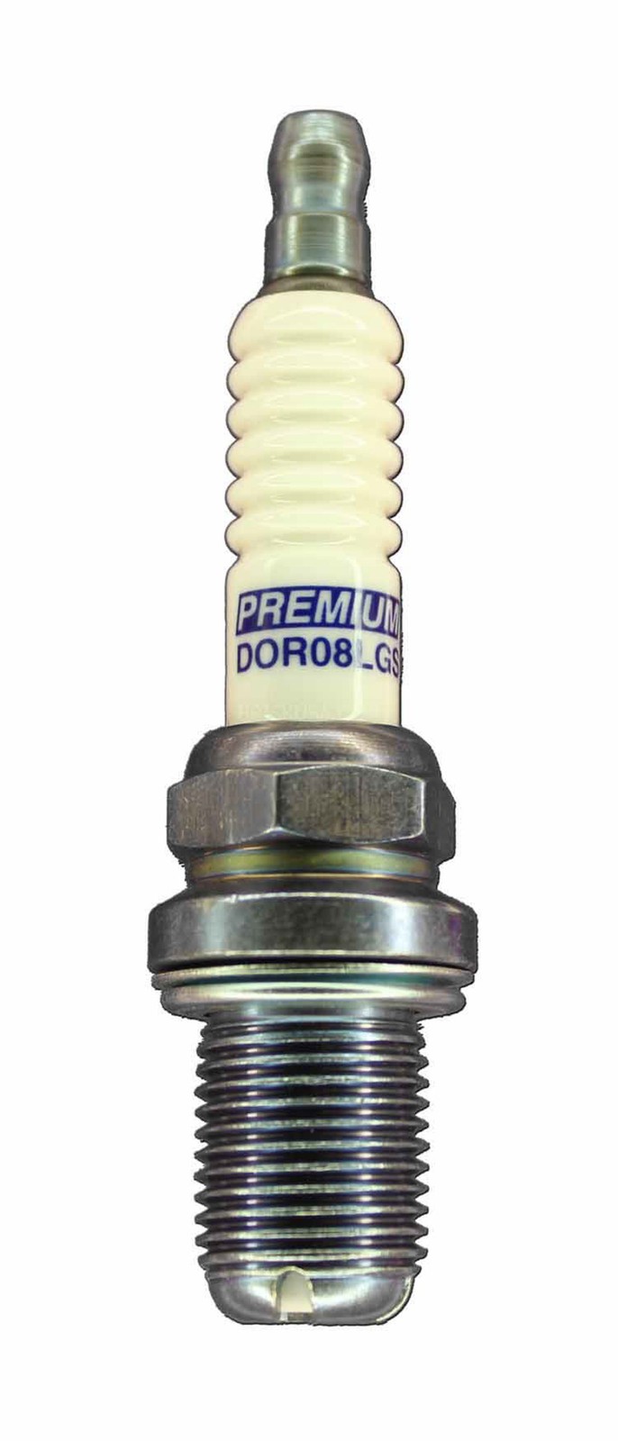 Brisk Racing DOR08LGS Premium Racing For Spark Plug, 14mm Thread, Heat Range 8