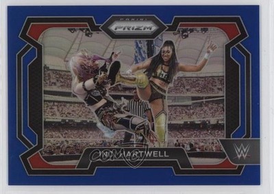2024 Panini Prizm WWE Blue Prizm 54/199 Indi Hartwell #80 13n9