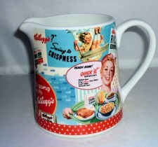 STUNNING PORTMEIRION CERAMIC VINTAGE KELLOGGS CEREAL WATER MILK PITCHER JUG