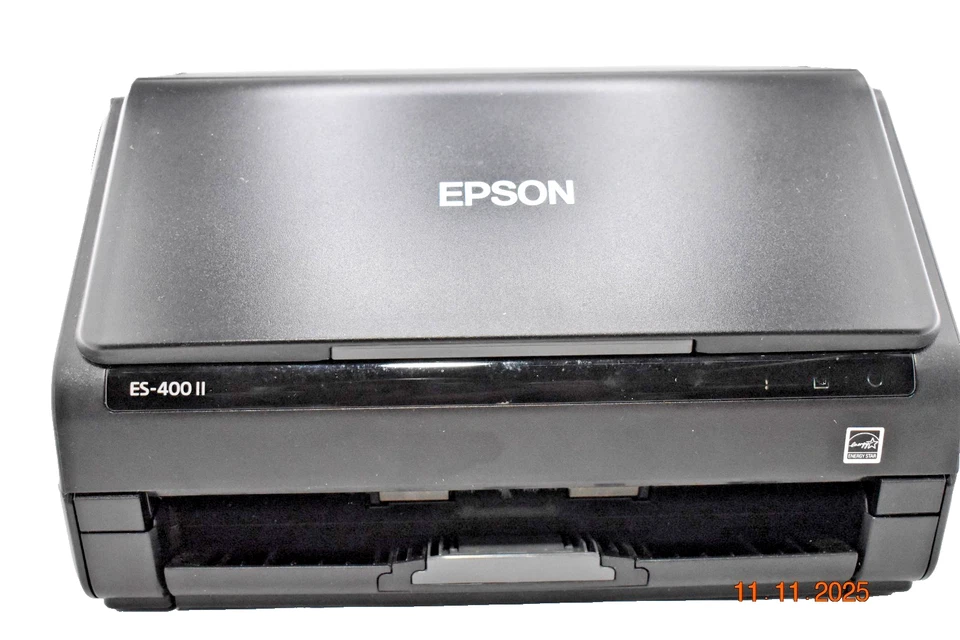 爱普生WorkForce ES-400 II台式机双面彩色文档扫描仪带交流适配器/USB — 第 2/4 张图片