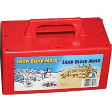 Flexible Flyer Red Plastic Sand  Snow Block Maker 605 Flexible Flyer 605