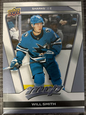 2025-26 Upper Deck MVP Will Smith - San Jose Sharks #61 2nd Year Base