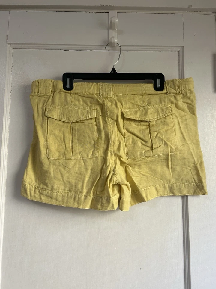 ¡¡NUEVO CON ETIQUETAS!! Pantalones cortos amarillos para mujer Mossimo Supply Co. - talla grande Foto 2 de 3