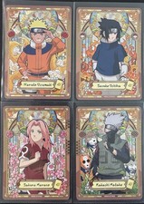 Naruto Kayou SP Card Set x4 Naruto Sasuke Sakura Kakashi Heaven Scroll