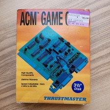 VTG Thrustmaster ACM Game Card IBM Windows 95 Thrustware Plug Play - READ