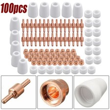 100X Air Plasma Cutter Consumables Extend Tips For PT-31 LG-40 Torch CUT-40 50