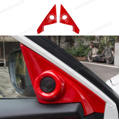 Red Interior Gear Shift Box Strip Cover Trim For Honda Civic 10th Gen 2016-2021 - Picture 45 of 48