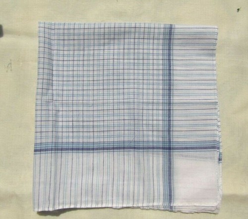 Cotton Mercerized Men's Handkerchiefs, Indian Made Set Of 3 Pieces. MIH-009 - Picture 2 of 2
