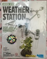 Green Science Weather Station Kit Ages 8 Educational 4M KidzLabs - NEW -SEALED 