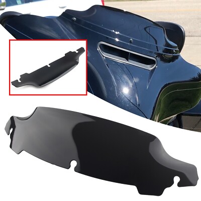4.5'' Wave Windschutzscheibe Schwarz Für Harley Davidson Touring Street Glide
