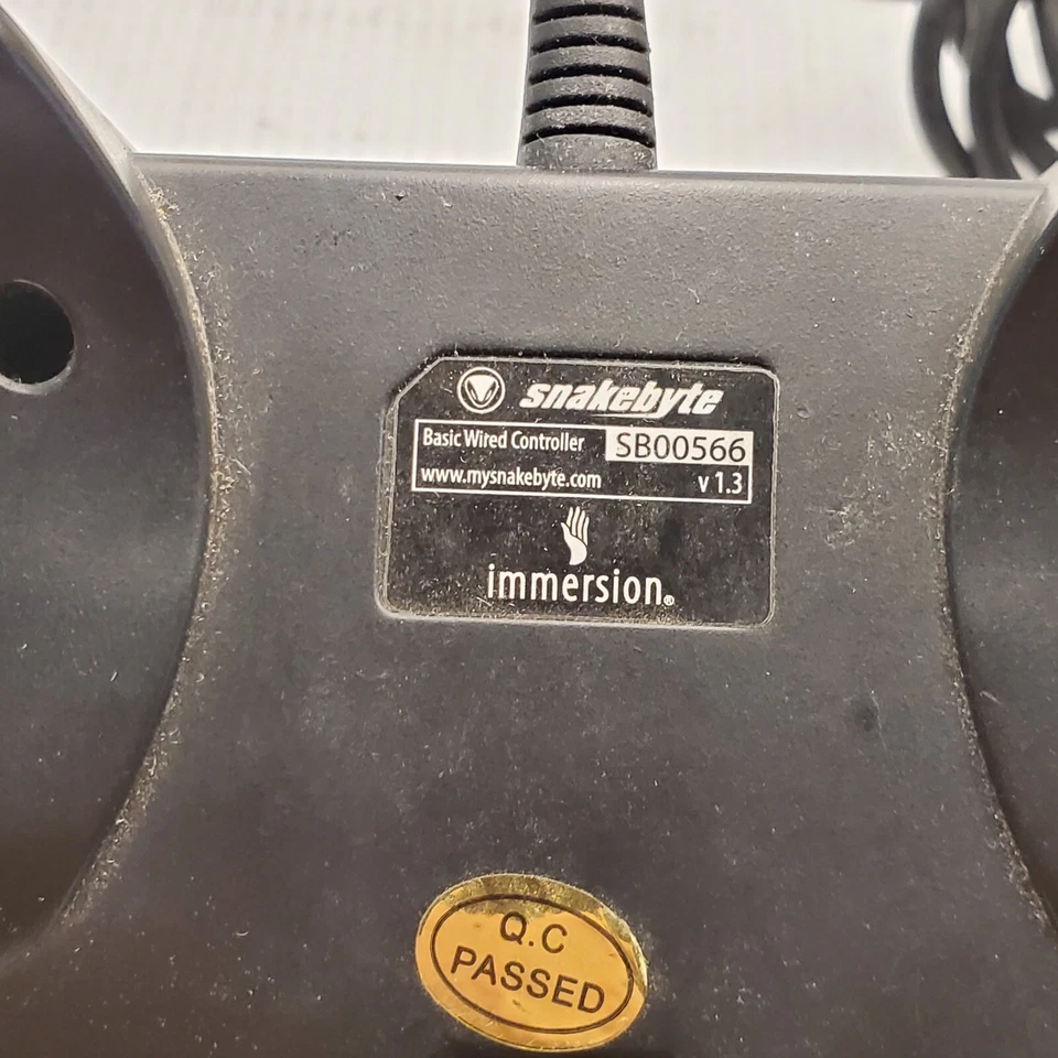 Snakebyte SB00566 USB Wired BLACK Controller for PS3 PLAYSTATION 3 NOT TESTED - Image 4 of 4